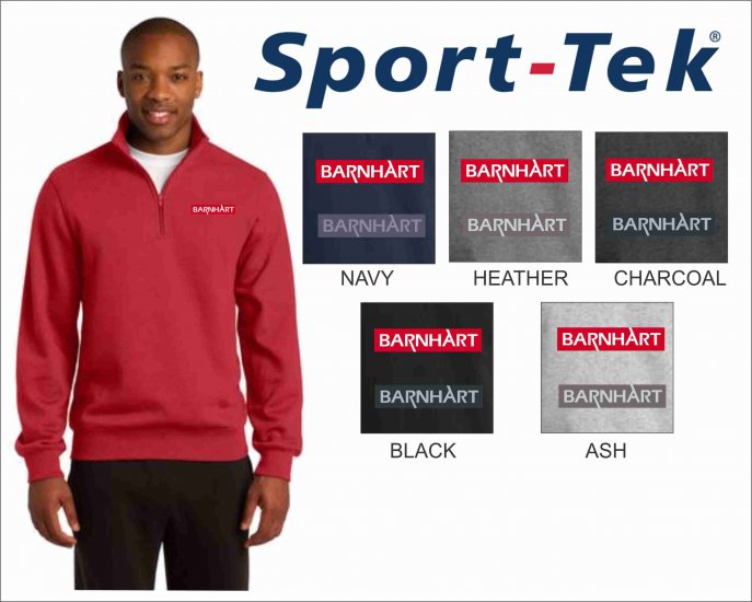 Sport Tek 1/4 zip sweatshirt